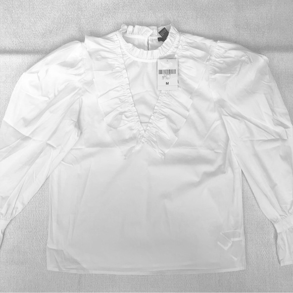 NEW Forever 21 Ruffle Flounce Top - Picture 3 of 6